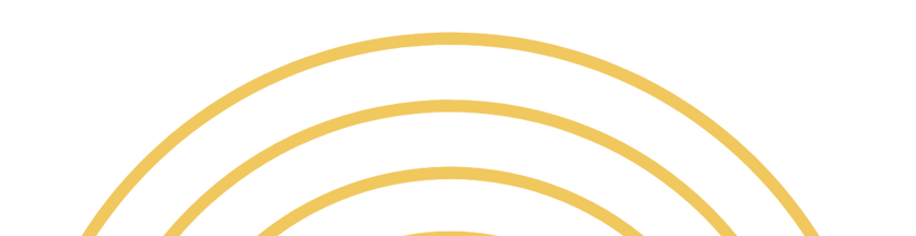 Design element: 3 upward facing yellow arches